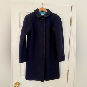 Boden USA Navy Wool Coat in excellent condition